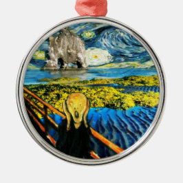 Edvard Meets Vincent Ornament Aus Metall