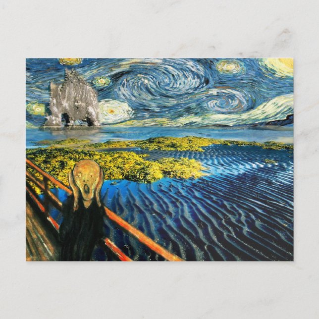 Edvard Meets Vincent Postkarte (Vorderseite)