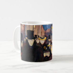 Edvard Munch - Abend auf der Karl Johan Street Kaffeetasse