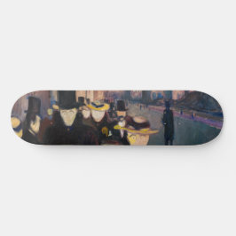 Edvard Munch - Abend auf der Karl Johan Street Skateboard