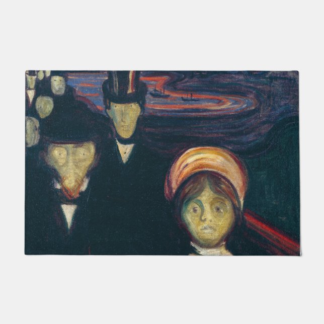 Edvard Munch - Angst Fußmatte (Vorderseite)