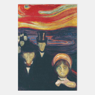 Edvard Munch - Angst Geschenkpapier Set