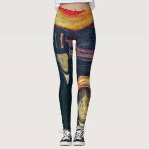 Edvard Munch - Angst Leggings