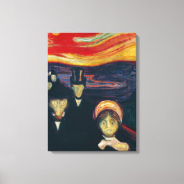 Edvard Munch - Angst Leinwanddruck