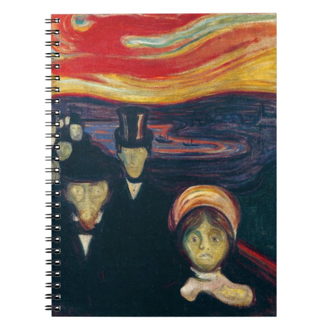 Edvard Munch - Angst Notizblock (Vorderseite)