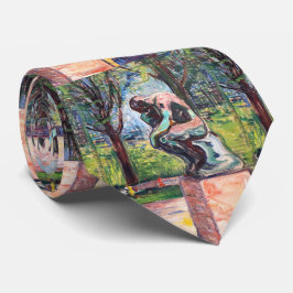 Edvard Munch - Der Denker von Rodin Krawatte