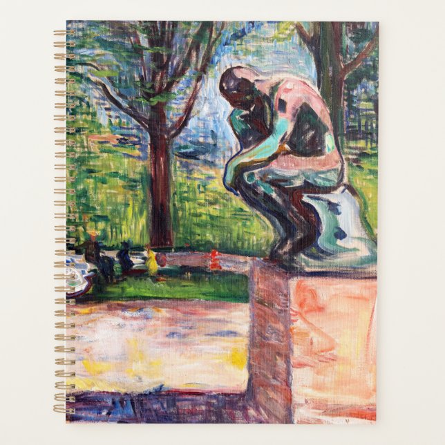 Edvard Munch - Der Denker von Rodin Planer (Vorderseite)