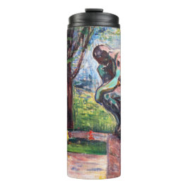 Edvard Munch - Der Denker von Rodin Thermosbecher