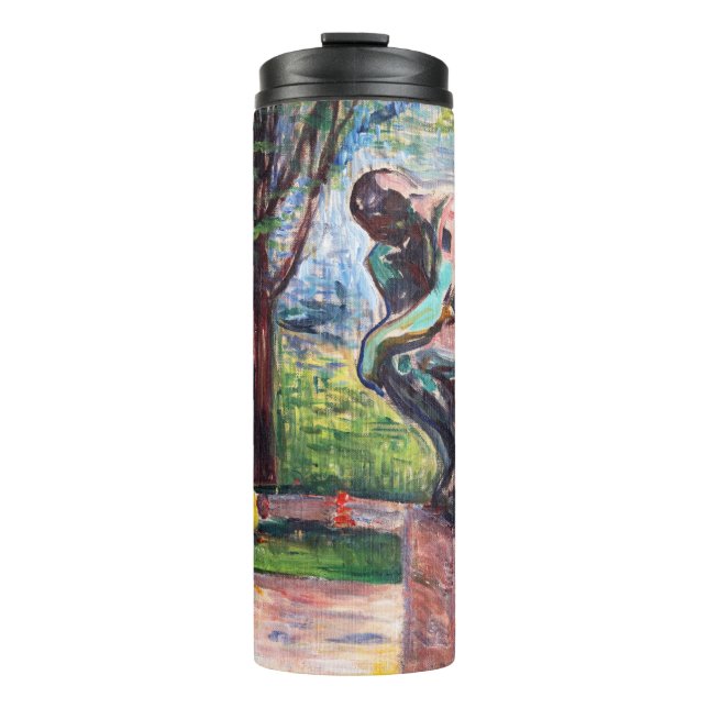 Edvard Munch - Der Denker von Rodin Thermosbecher (Vorderseite)