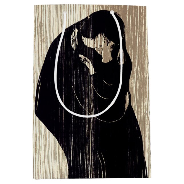Edvard Munch - Der Kuss IV Mittlere Geschenktüte (Vorderseite)