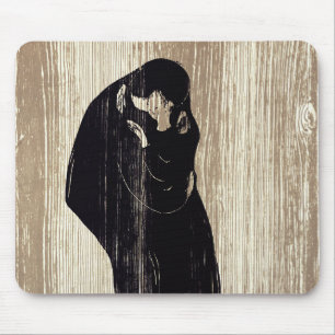 Edvard Munch - Der Kuss IV Mousepad
