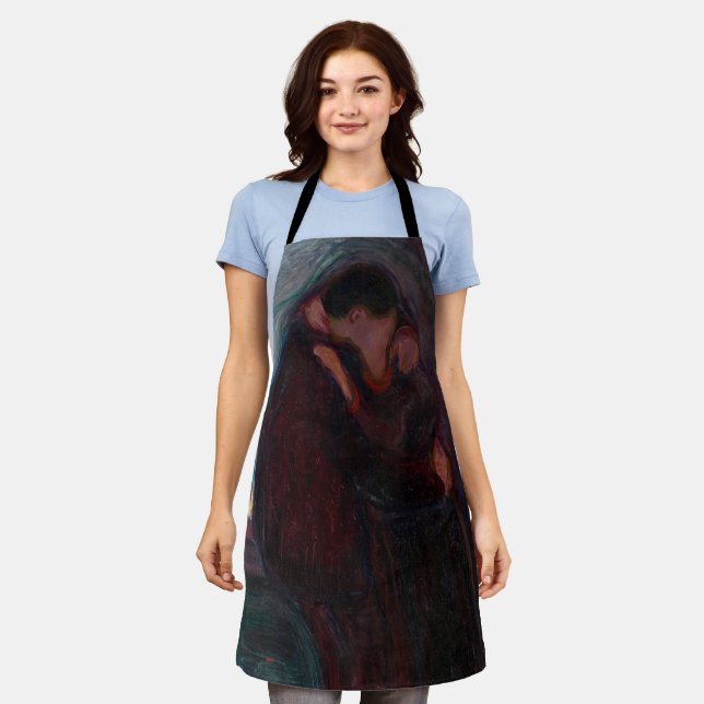 Edvard Munch - Der Kuss Schürze (Getragen)
