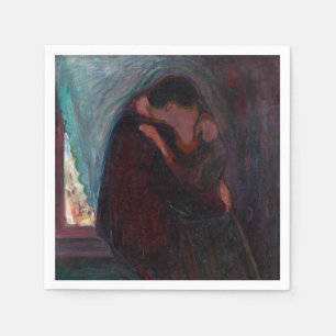 Edvard Munch - Der Kuss Serviette