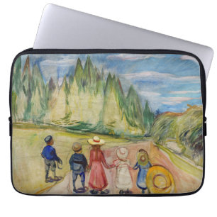 Edvard Munch - Der Märchenwald Laptopschutzhülle