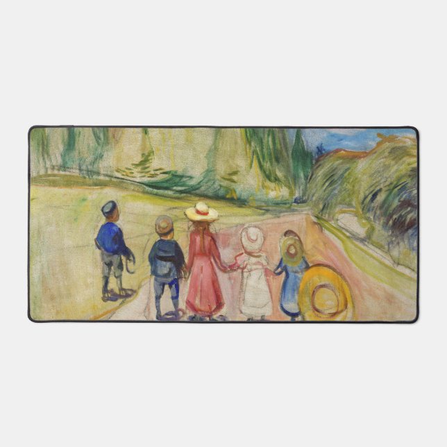 Edvard Munch - Der Märchenwald Schreibtischunterlage (Vorderseite)