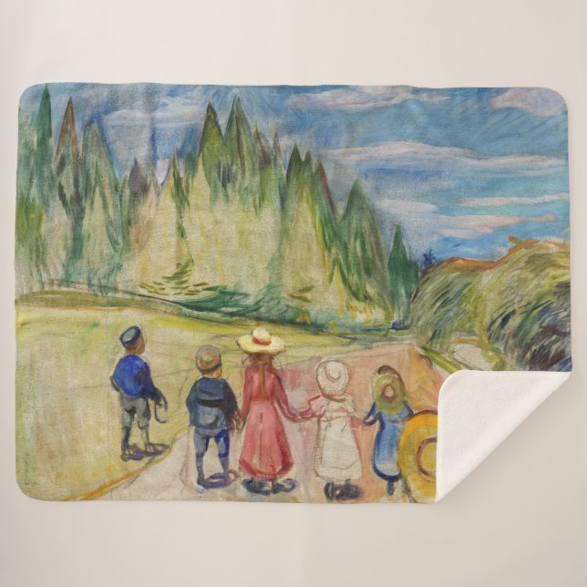 Edvard Munch - Der Märchenwald Sherpadecke (Vorderseite (Horizontal))