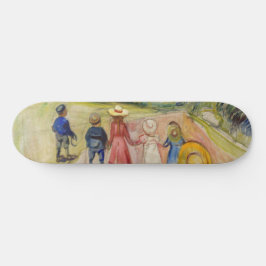 Edvard Munch - Der Märchenwald Skateboard