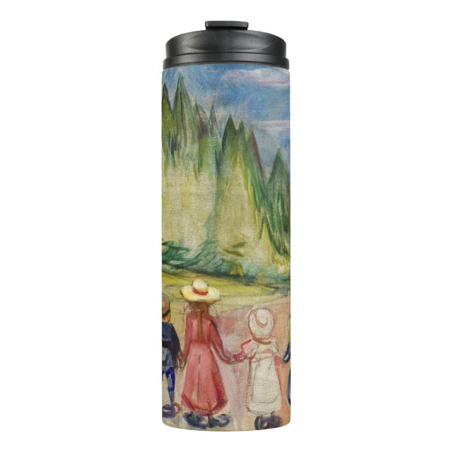 Edvard Munch - Der Märchenwald Thermosbecher (Vorderseite)