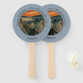 Edvard Munch der Party Items Collection Fächer