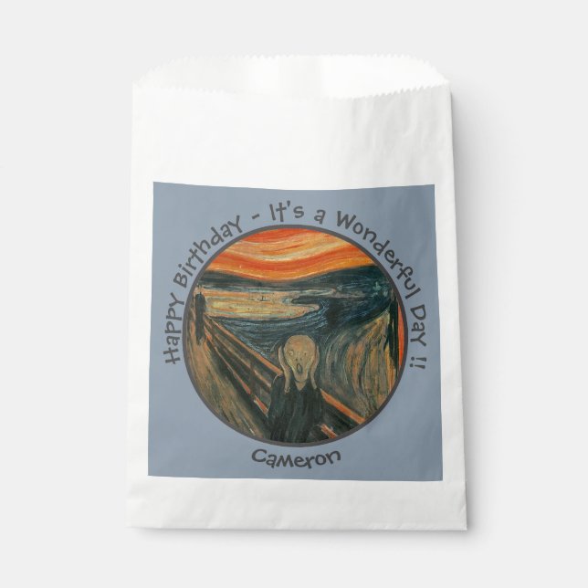 Edvard Munch der Party Items Collection Geschenktütchen (Vorderseite)