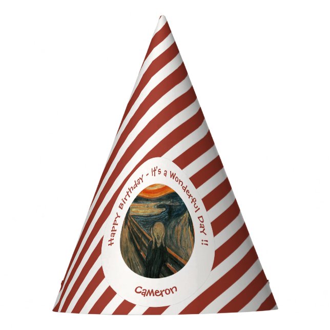 Edvard Munch der Party Items Collection Partyhütchen (Vorderseite)