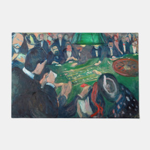 Edvard Munch - Der Roulettetisch in Monte Carlo Fußmatte