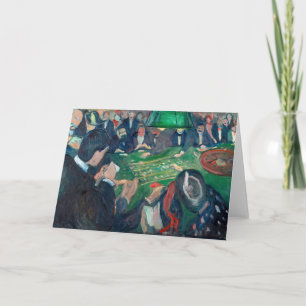 Edvard Munch - Der Roulettetisch in Monte Carlo Karte