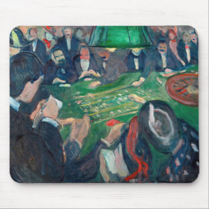 Edvard Munch - Der Roulettetisch in Monte Carlo Mousepad