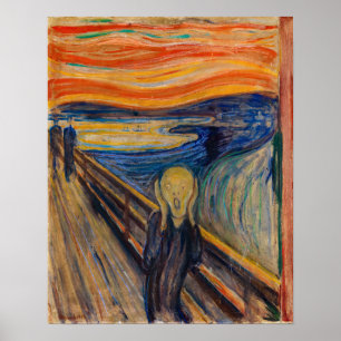 Edvard Munch - Der Schrei 1893 Poster