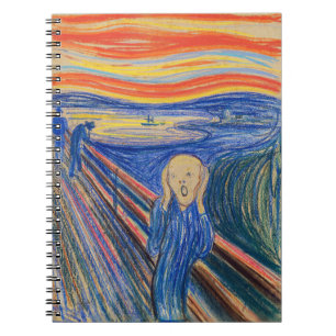 Edvard Munch - Der Schrei 1895 Notizblock