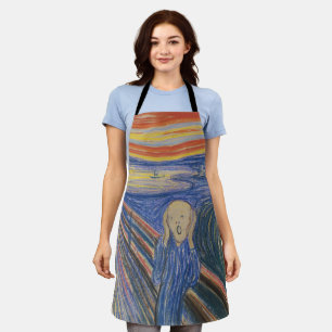 Edvard Munch Der Schrei 1895 Pastell-Kunstdruck Schürze