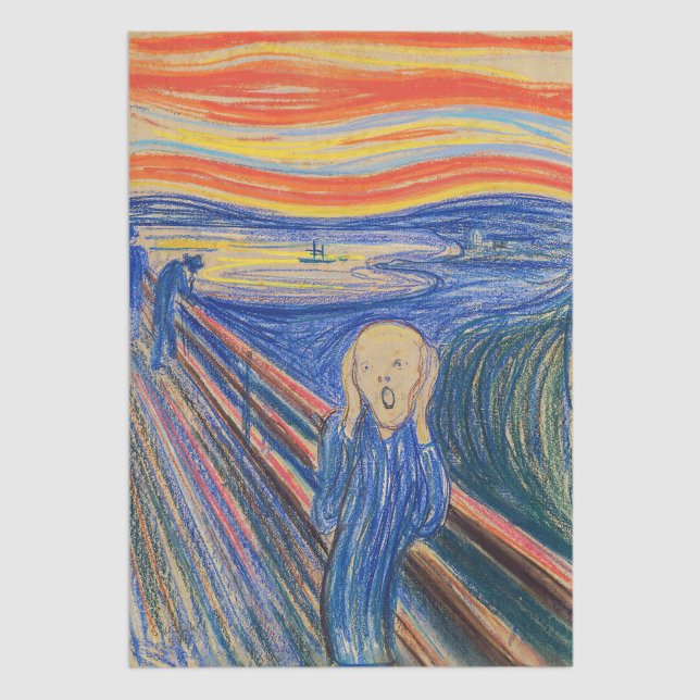 Edvard Munch - Der Schrei 1895 Seidenpapier (Von Creator hochgeladen)