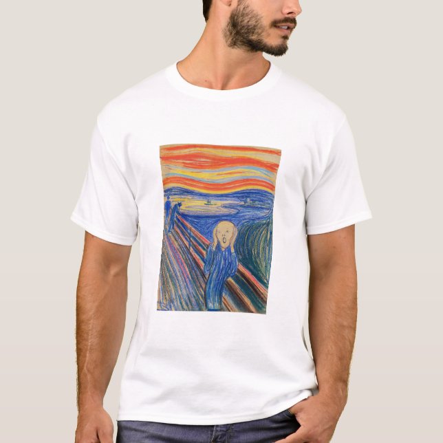 Edvard Munch - Der Schrei 1895 T-Shirt (Vorderseite)