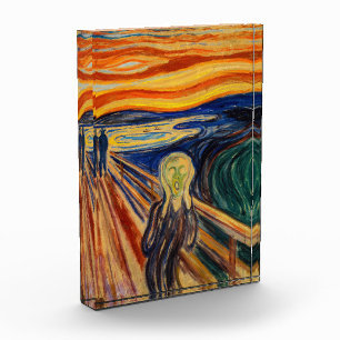 Edvard Munch - Der Schrei 1910 Fotoblock