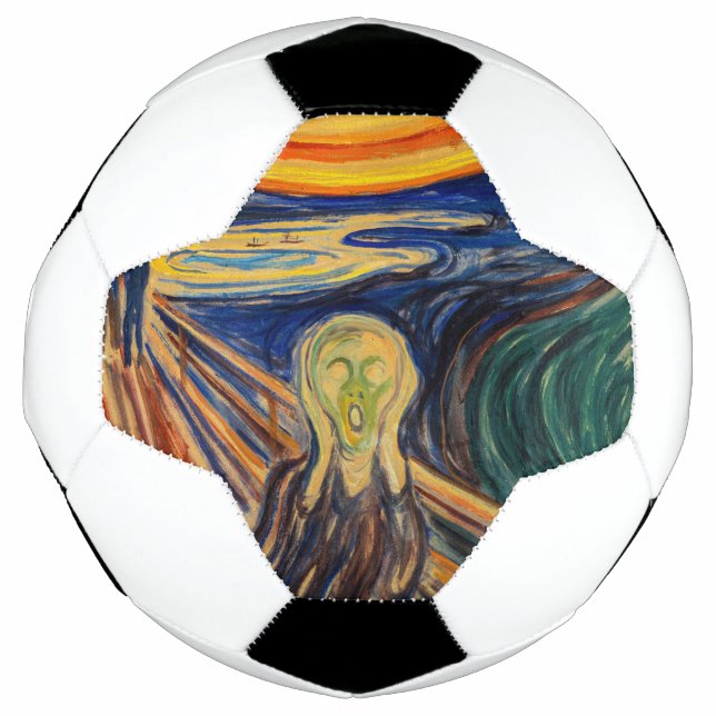 Edvard Munch - Der Schrei 1910 Fußball (Vorderseite)