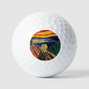 Edvard Munch - Der Schrei 1910 Golfball