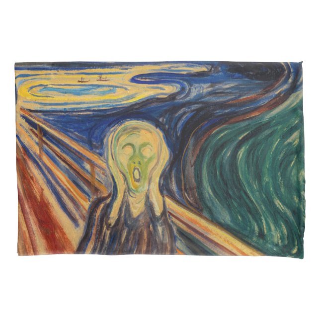 Edvard Munch - Der Schrei 1910 Kissenbezug (Vorderseite)