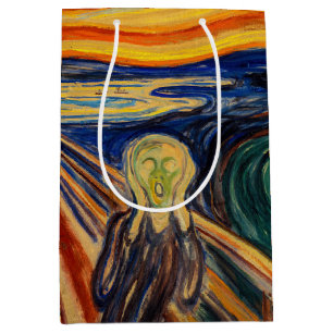 Edvard Munch - Der Schrei 1910 Mittlere Geschenktüte