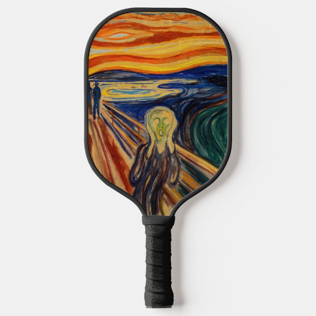 Edvard Munch - Der Schrei 1910 Pickleball Schläger (Vorderseite)