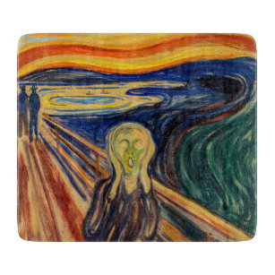 Edvard Munch - Der Schrei 1910 Schneidebrett
