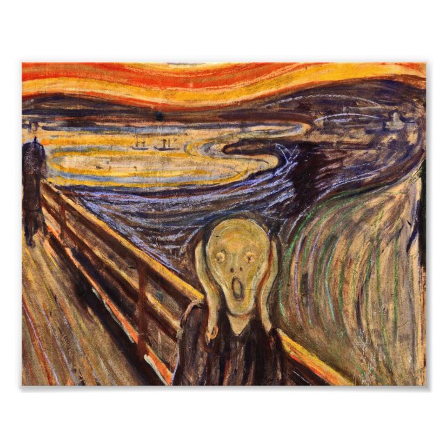 Edvard Munch - Der Schrei Fotodruck (Vorne)