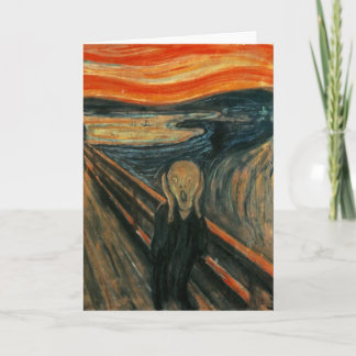 Edvard Munch - der Schrei Karte