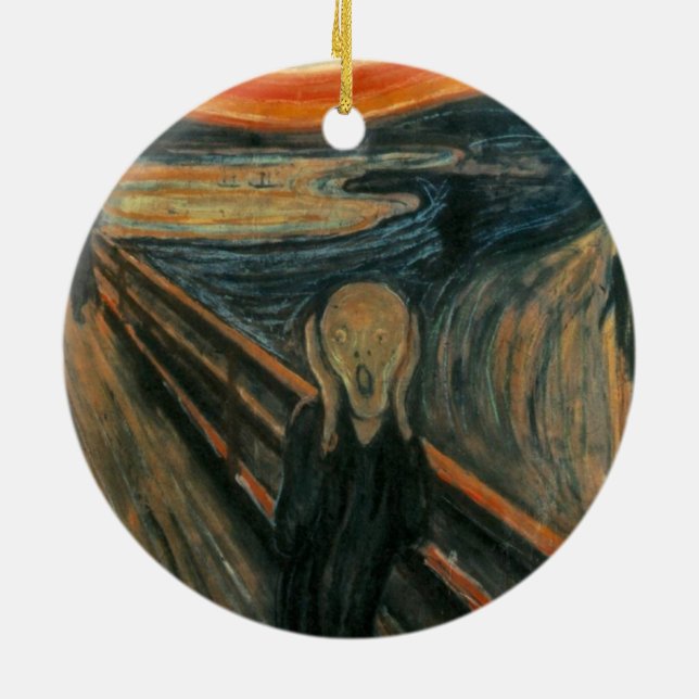 Edvard Munch - Der Schrei Keramikornament (Hinten)