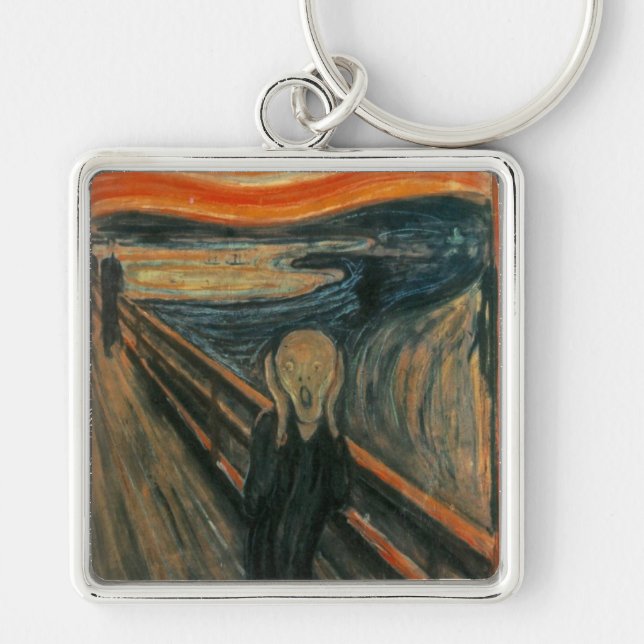 Edvard Munch - Der Schrei Schlüsselanhänger (Vorne)