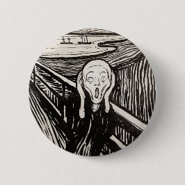 Edvard Munch der Scream Lithograph Print berühmt Button