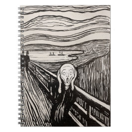 Edvard Munch der Scream Lithograph Print berühmt Notizblock