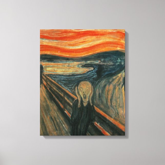 Edvard Munch der Scream-Malerei Leinwanddruck (Vorderseite)