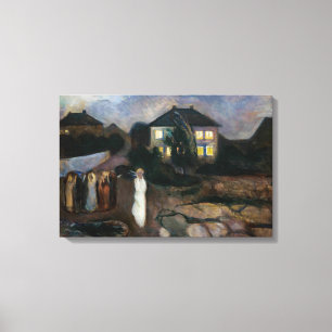 Edvard Munch - Der Sturm Leinwanddruck