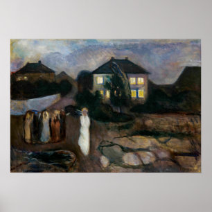 Edvard Munch - Der Sturm Poster