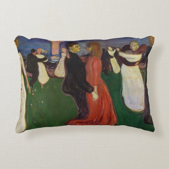 Edvard Munch - Der Tanz des Lebens Dekokissen (Vorderseite)